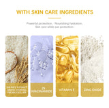 Lakerain SPF50+ Rice+Probiotics Sunscreen Skin Protection Refreshing Makeup Sunscreen Cream UV Resistance Facial Sunscreen New