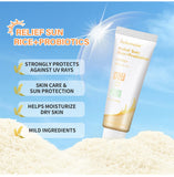 Lakerain SPF50+ Rice+Probiotics Sunscreen Skin Protection Refreshing Makeup Sunscreen Cream UV Resistance Facial Sunscreen New