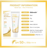 Lakerain SPF50+ Rice+Probiotics Sunscreen Skin Protection Refreshing Makeup Sunscreen Cream UV Resistance Facial Sunscreen New